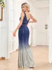 Party Dresses Lucyinlove Women Off Shoulder Party Bodycon Maxi Dress Elegant V Neck Blue Sequin Formal Evening Dress Floor Lenght Prom 230504