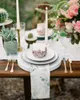 Serviette de table 4 pièces feuille verte Eucalyptus plante carré 50cm fête mariage décoration tissu cuisine dîner service serviettes