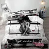 Ensembles de literie thème africain housse de couette filles citations inspirantes florales pour enfants adolescents chambre décoration mignon Vintage cadeau