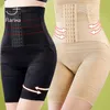 Shapers da donna Flarixa Tummy Dimagrante Postpartum Girdle Waist Trainer Body Shaper Plus Size Donna Vita alta Mutandine per il controllo dell'addome a quattro file 230504