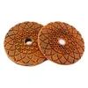 Polijstpads rijilei 4 peças molhado/seco 4 "/100mm cobre metal ligado diamante almofadas de polimento para concreto granito mármore pedra moagem disco