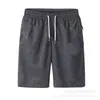 Shorts masculinos de verão shorts de corrida finos casuais soltos esportes zip pocket praia de ginástica elástica shorts masculinos de roupas esportivas correndo curto homme z0504