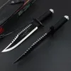 Coltello a lama fissa Rambo II da campeggio esterno tattico per autodifesa da campeggio, caccia, utilità, strumenti EDC