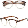Солнцезащитные очки рамы моды ретро классические линзы ботановые очки для мужчин женщины очки винтажные наполовину металлические рамки для очков спроектированы