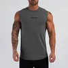 Mens Tanktops Sommer Gym Top Männer Baumwolle Bodybuilding Fitness Ärmelloses T-Shirt Trainingskleidung Kompression Sportbekleidung Muskelwesten 230504