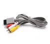 1,8 m Audio-Video-AV-Kabel Spielkonsole Composite 3 RCA-Kabel Draht Hauptleitung 480p für Nintendo Wii-Konsole