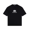 T-shirt de créateur Chemise haute édition 23ss Lock Letter Print Sleeve Loose Couple T-shirt à col ras du cou