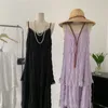 Sukienki swobodne Summer damskie ubranie samokillwacja sukienka czysta biała, unikalna elegancka spódnica sense sense plażowy kurort 230504