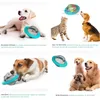 Jouets soucoupe volante pour chien, jouet alimentaire qui fuit, disques interactifs, jouet ovni en plastique, boule d'alimentation à mâcher pour animaux de compagnie