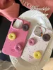 Дизайнерский классический милый пончик модель телефона iPhone 14 12 13 Pro Max Fashion Luxury Phone Case