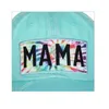 Cappelli da festa Lettera Mama Ricamo Berretto da baseball sportivo per la mamma Regalo Tie Dye Patchwork Lavato Cappello a coda di cavallo Q23