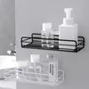 Étagères de salle de bain Étagère de salle de bain sans perçage Étagères de douche en fer Support de rangement pour shampoing Porte-cosmétique Organisateur de douche mural 230503