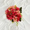 Fiori decorativi 1 ramo Bellissimo fiore di ciliegio artificiale Petali a più strati Simulazione fatta a mano