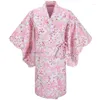 Vêtements ethniques Enfants Kimono Style Japonais Traditionnel Imprimé Yukata Robe Pour Fille Enfants Coton Cosplay Haori Costume Vêtements Asiatiques