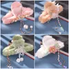 Hair Clips & Barrettes Chinese Accessories For Women Hairpin With Pendant Wedding Winter Butterfly Clip GirlsHair Stre22