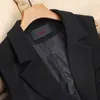 Kvinnors tankar Camis 2102 kostym Vest Top Spring Women Casual Fashion Hormes Jackor Pocket Thin All-Match Korean Elegant Cool Of Office Clothing New P230322
