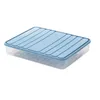 저장 병 냉동고 식품 용기 뚜껑이있는 뚜껑을 쌓을 수있는 직사각형 비 붙인 만두 부엌 식료품 저장실 박스 마이크로파 안전