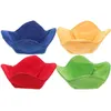 Dinnerware Sets 4 Pcs Cotton Potholder Bowl Microwave Oven Mitts Cooking Kitchen Mittens Holders Soup Pad Protector Plate