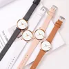 Wristwatches Casual Fashion Watch For Women Female Minimalist Style Leather Belt Luxury Ladies' Formal Watches