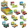 Gorące bloki budulcowe trzy zmiany kombinacji zabawek Build Bluk piąty w jednym zbiorniku wyścigowym Tank Dzieci Prezent Edukacyjny dla dzieci A0001