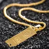 M Gold We Trust Australia Gold Bar Pendant Trend Lange sieraden ketting Europa America Fin Gold 999,99 1kg Stempel 18k Bar Hip Hop Popular Barrion Long Sweater Chain