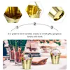 Gift Wrap 10 Pcs Basket Metal Planter Pail Makeup Brush Container Gold Candy Bucket Mini Tin Pails Buckets