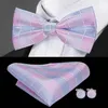 Moda Bowties Groom Men colorido xadrez xadrez gravata masculino casamento borboleta laço de arco de negócios gravata borboleta lh-715281c