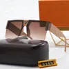 Designer Sunglass Fashion Classic Letter Patten Sunglasses Women Men Unisex Sun glass Print Goggle Adumbral 5 Color Option Eyeglasses Beach