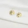 Stud Earrings Daihe For Women Piercing Face Korean Fashion In Gold Color Vintage Jewelry Accessories