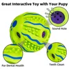 Toys Benepaw Wobble Tough Dog Ball For Large Medium Small Dogs Chew Interactive Builtin Squeaker Safe Pet Toys Training Grind Teeth