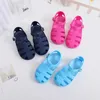 Kids Girls Casual Sandals Solid Color Hollow-Out Soft Sole Non-Slip Flat Shoes