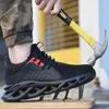 Scarpe eleganti Sneakers da lavoro da uomo Sicurezza indistruttibile con puntale in acciaio PunctureProof Protezione di sicurezza maschile 230503