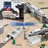 Electric RC Track Electric Train High Speed ​​Model Railway Harmony Rail speelgoedauto Montage Diy Set Kinderen Kerstcadeau voor jongen 230503