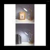 Table Lamps Nordic Modern Bedroom Bedside Linen Cover Lamp Wooden Dimming Led Warm Night Light Remote Control Small White