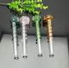 Pipe per fumatori Aeecssories Glass Narghilè Bong Pan Silk Glass Skeleton Straight Pot