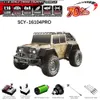 Modèle d'avion SCY 16104 1 16 Voiture RC 70KM Brushless 4WD Racing Escalade Haute Vitesse Pleine Échelle Hors Route Télécommande Camion Cadeaux MJX 16207 230503