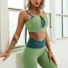 Yoga kıyafeti bulut gizleme fitness yoga seti spor salonu sporu seksi kadınlar spor giymek kız giyim ganimet yoga pantolon tozluk sutyen sutyen p230504