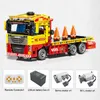 Blocks SEMBO BLOCK City Remote Control Engineering Rescue Car Model Building RC Truck Vehicle Bricks Toys For Children Gifts 230504