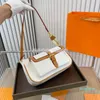 2023-Brand Designer Armpit Bag Women's Fashion Spring Autumn Luxury Messenger Bag Handbag Cosmetic Bags Size 26x14