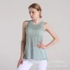 Camicie attive Donna Backless Yoga Running Fitness T-shirt Gilet senza maniche Quick Dry Loose Sport Tee Top Palestra femminile