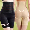 Shapers da donna Flarixa Tummy Dimagrante Postpartum Girdle Waist Trainer Body Shaper Plus Size Donna Vita alta Mutandine per il controllo dell'addome a quattro file 230504