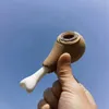 Portable Colorful Silicone Pipes Chicken Leg Style Glass Nineholes Singlehole Filter Bowl Dry Herb Tobacco Cigarette Holder Hookah Waterpipe Bong Smoking Tube