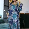 Abbigliamento etnico Abiti con stampa africana Abbigliamento per le donne Dashiki Turchia Abaya Dubai Musulmano Africa Abito Abbigliamento tradizionale Jalabiya Femme Afric