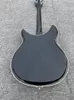 Custom 6 corda 381 Black Electric Guitar Semi Hollow Body Vintage Single Boble Toaster Top