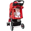 Carriers 3Wheels Elite Jogger Pet Stroller Kitten/Puppy Easy Walk Folding Travel Carrier