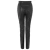 Damenhose Damen Leder Schwarz Schlank Reißverschluss Klassische Hose Pencil Tight Pu Faux Für Damen 2023