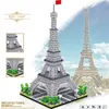 Bloco 3585pcs Modelo de arquitetura mundial Construindo Paris Eiffel Tower Diamond Micro Construction Bricks Toys DIY para crianças Presente 230504