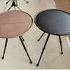 Obozowe stoliki kempingowe na zewnątrz aluminium składane okrągły stół
