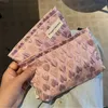 Cosmetic Bags Cases Clutch Fashion Sweet Threedimensional Pink Love Cosmetic Bag Canvas Washing Bag Girl Travel Korean Version MakeUp Storage Bags Z0504