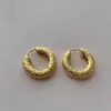 Серьги обруча 1 пара минималистские хагги для женщин золотой серебряный цвет крошечный круглый круг панк унисексу